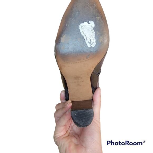 Isola Leather and Suede Booties. Size 7.5. - Picture 8 of 11